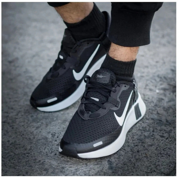 Nike Reposto Black White Dark Smoke Grey Mns 11.5 Wmns 13  #CZ5631-012 - Picture 3 of 10